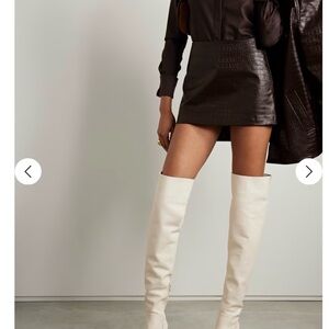 THE FRANKIE SHOP
Mary croc-effect faux leather mini skirt